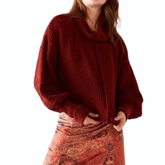 Free People Sweaters - NWT FREE PEOPLE CRANBERRY PULLOVER SWEATER